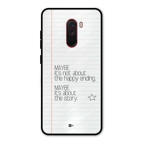 About Story Metal Back Case for Poco F1