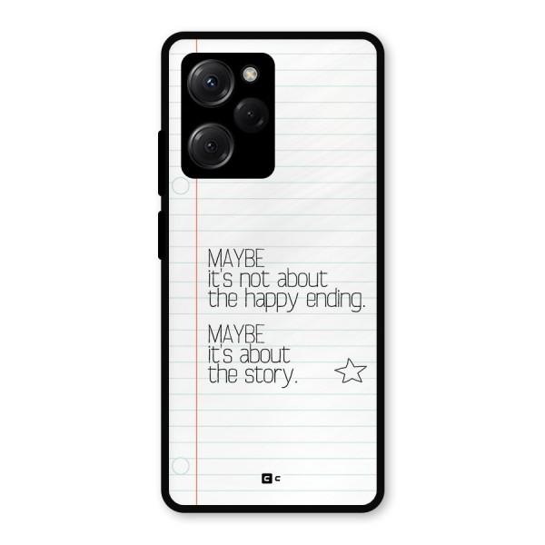 About Story Metal Back Case for Poco X5 Pro