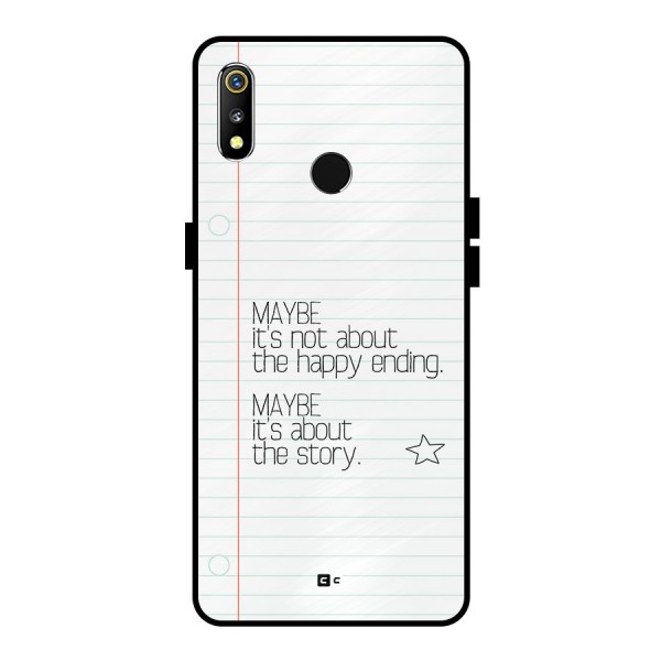 About Story Metal Back Case for Realme 3