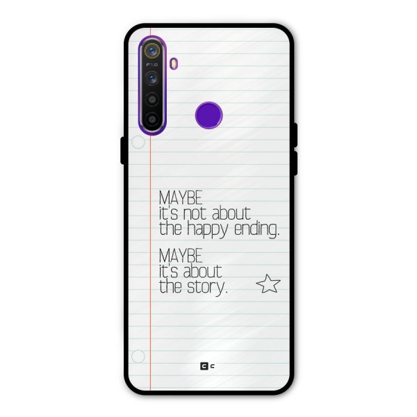 About Story Metal Back Case for Realme 5i