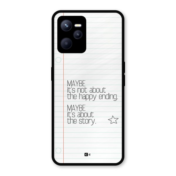 About Story Metal Back Case for Realme C35