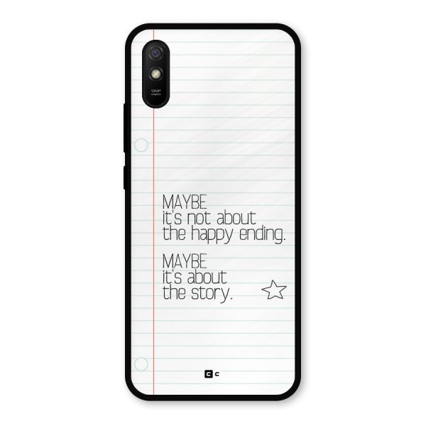 About Story Metal Back Case for Redmi 9a