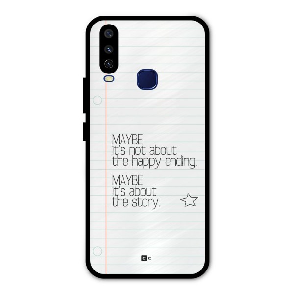 About Story Metal Back Case for Vivo V17