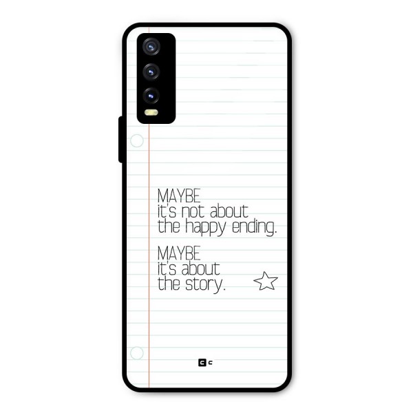 About Story Metal Back Case for Vivo Y20 2021