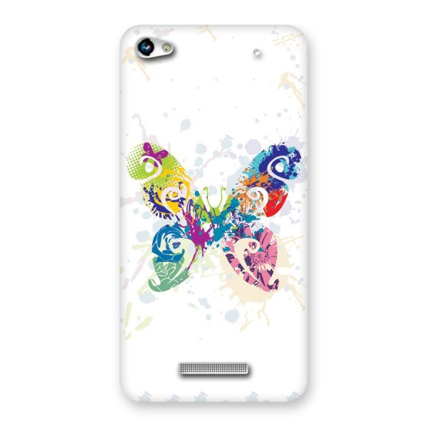 Abstract Butterfly Back Case for Micromax Hue 2