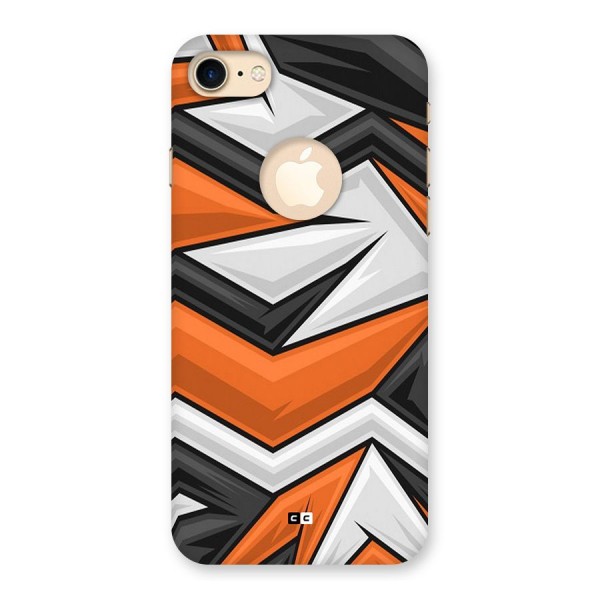 Abstract Comic Back Case for iPhone 8 Logo Cut