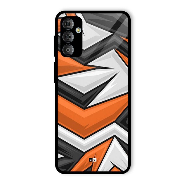 Abstract Comic Glass Back Case for Galaxy F23