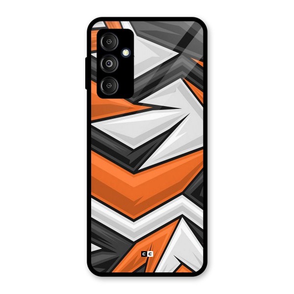 Abstract Comic Glass Back Case for Galaxy M14 5G