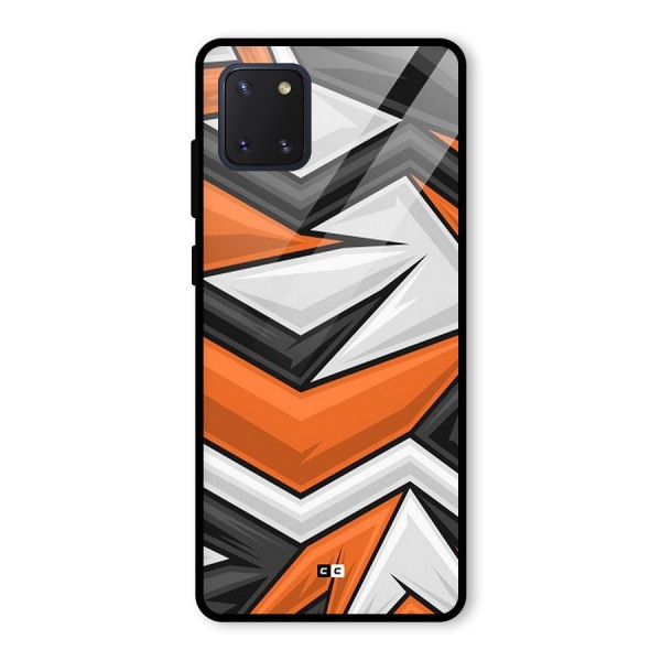 Abstract Comic Glass Back Case for Galaxy Note 10 Lite