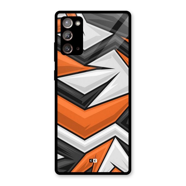 Abstract Comic Glass Back Case for Galaxy Note 20