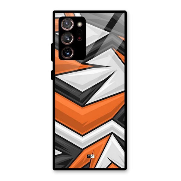 Abstract Comic Glass Back Case for Galaxy Note 20 Ultra