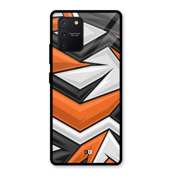 Abstract Comic Glass Back Case for Galaxy S10 Lite