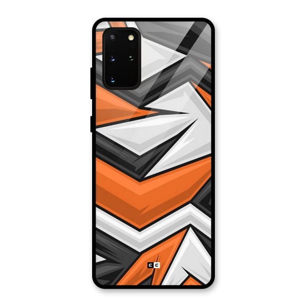 Abstract Comic Glass Back Case for Galaxy S20 Plus