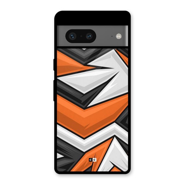 Abstract Comic Glass Back Case for Google Pixel 7