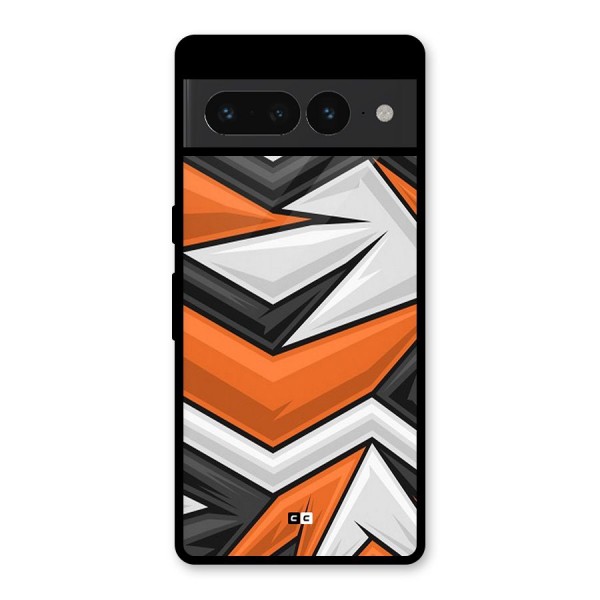 Abstract Comic Glass Back Case for Google Pixel 7 Pro