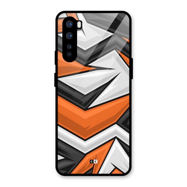 Abstract Comic Glass Back Case for OnePlus Nord