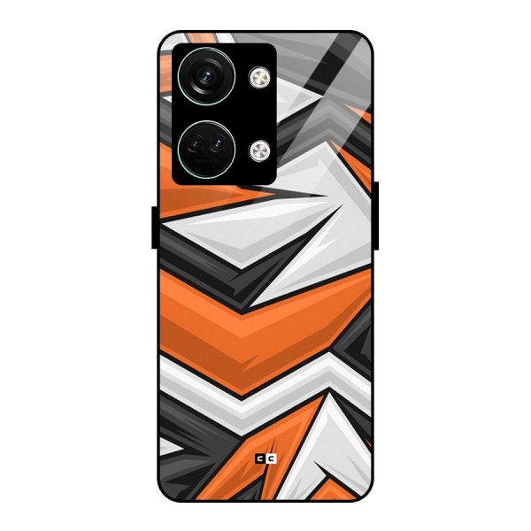 Abstract Comic Glass Back Case for Oneplus Nord 3