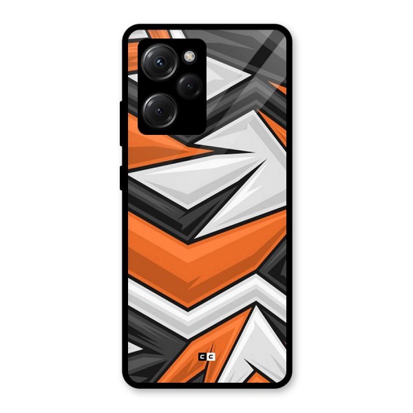 Abstract Comic Glass Back Case for Poco X5 Pro