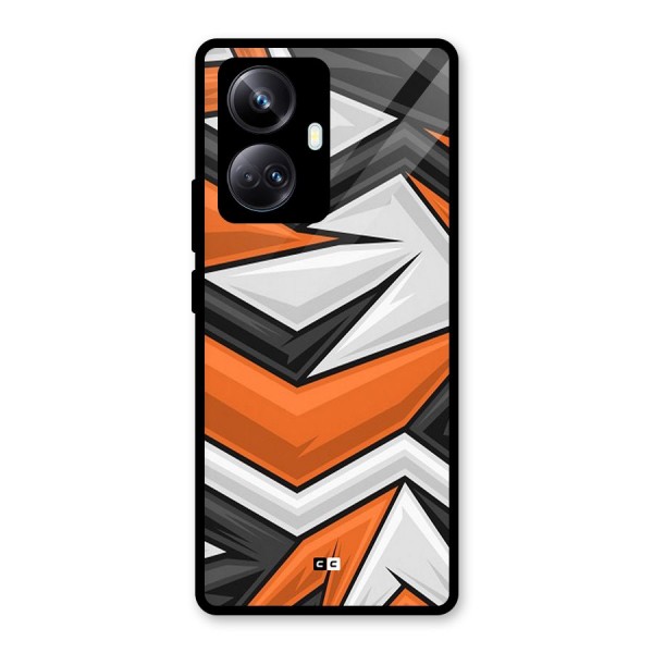 Abstract Comic Glass Back Case for Realme 10 Pro Plus