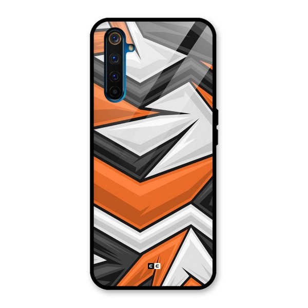 Abstract Comic Glass Back Case for Realme 6 Pro