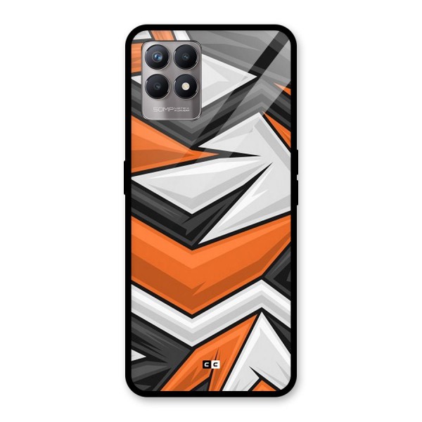 Abstract Comic Glass Back Case for Realme 8i