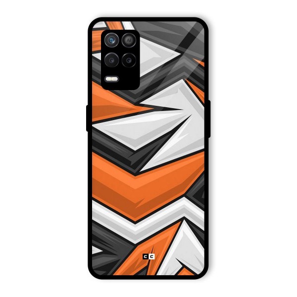 Abstract Comic Glass Back Case for Realme 8s 5G
