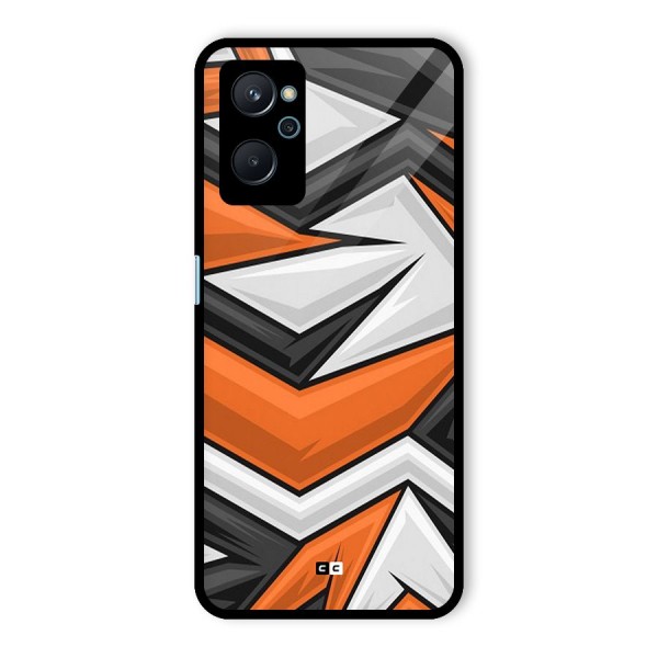 Abstract Comic Glass Back Case for Realme 9i