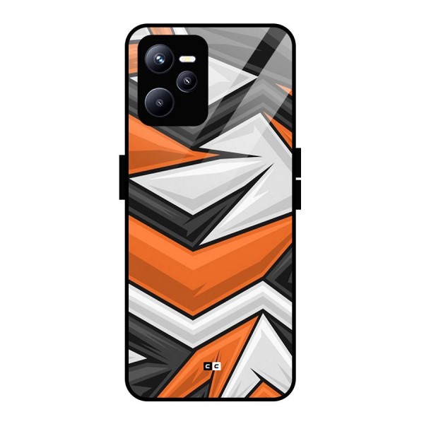 Abstract Comic Glass Back Case for Realme C35