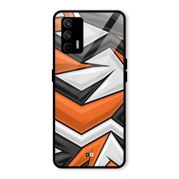 Abstract Comic Glass Back Case for Realme X7 Max