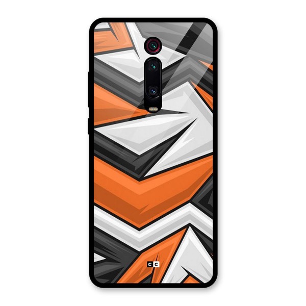 Abstract Comic Glass Back Case for Redmi K20 Pro