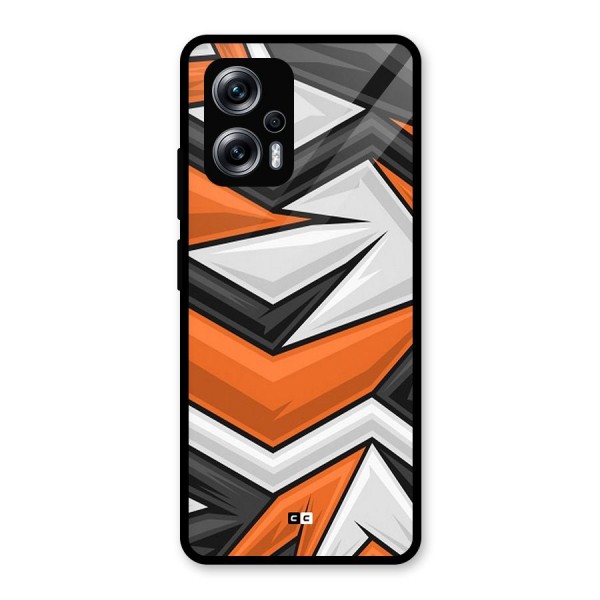 Abstract Comic Glass Back Case for Redmi K50i