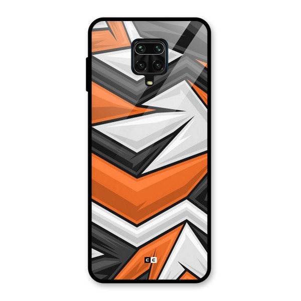 Abstract Comic Glass Back Case for Redmi Note 10 Lite