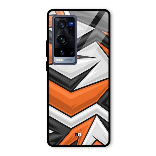 Abstract Comic Glass Back Case for Vivo X60 Pro Plus