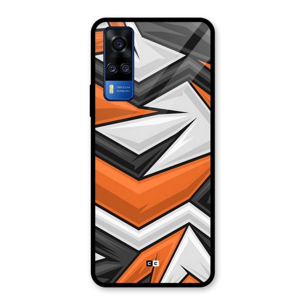 Abstract Comic Glass Back Case for Vivo Y51