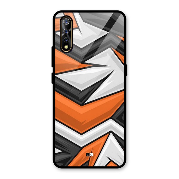 Abstract Comic Glass Back Case for Vivo Z1x