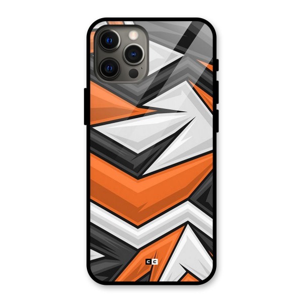 Abstract Comic Glass Back Case for iPhone 12 Pro Max