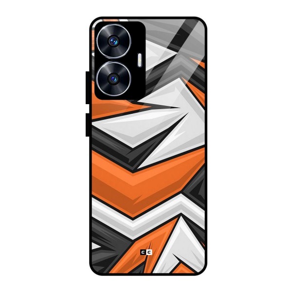 Abstract Comic Glass Back Case for realme C55