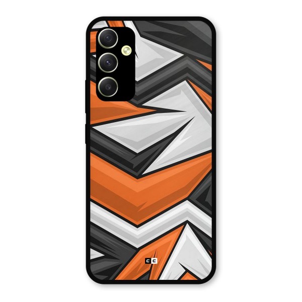 Abstract Comic Metal Back Case for Galaxy A34