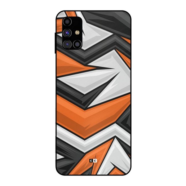 Abstract Comic Metal Back Case for Galaxy M31s