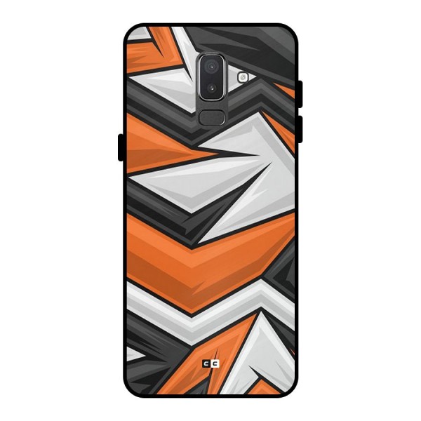 Abstract Comic Metal Back Case for Galaxy On8 (2018)