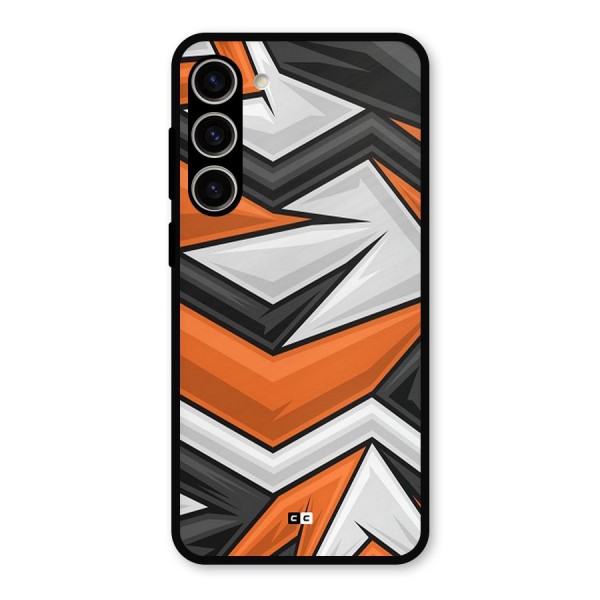 Abstract Comic Metal Back Case for Galaxy S23 Plus