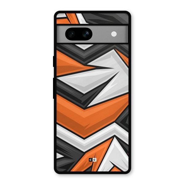 Abstract Comic Metal Back Case for Google Pixel 7a