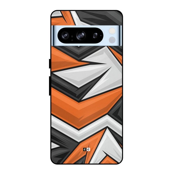 Abstract Comic Metal Back Case for Google Pixel 8 Pro