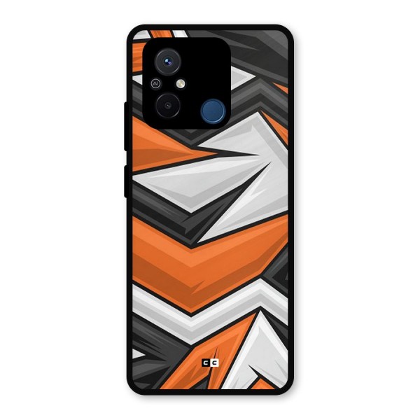 Abstract Comic Metal Back Case for Poco C55