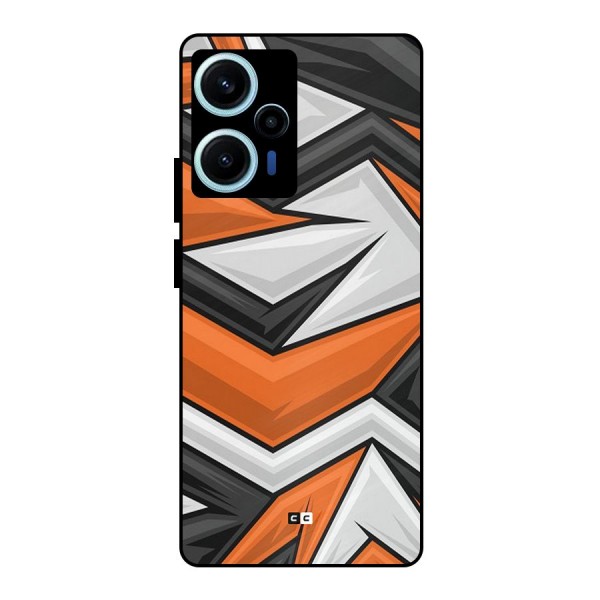 Abstract Comic Metal Back Case for Poco F5