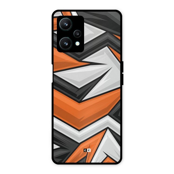 Abstract Comic Metal Back Case for Realme 9 Pro 5G