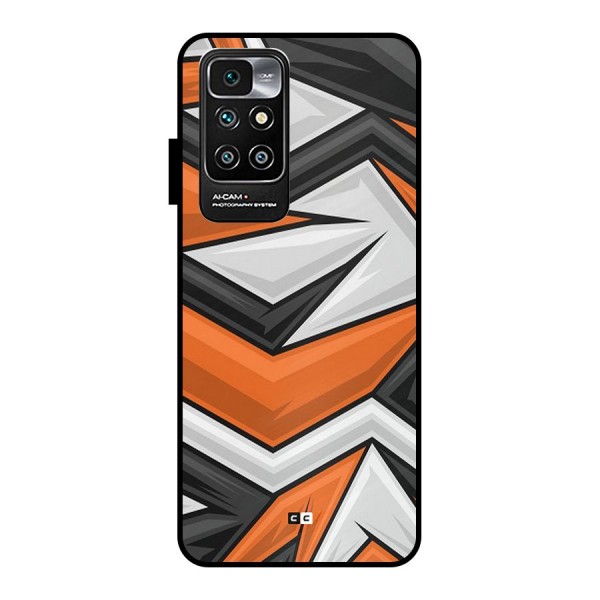 Abstract Comic Metal Back Case for Redmi 10 Prime