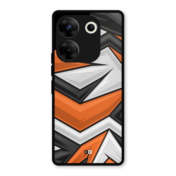 Abstract Comic Metal Back Case for Tecno Camon 20 Pro