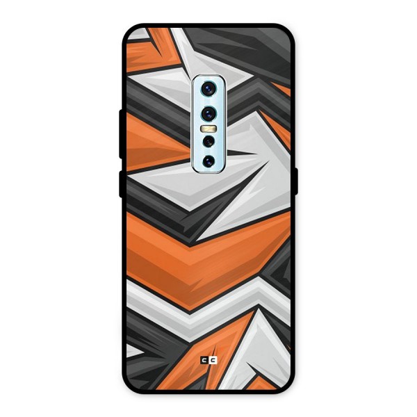 Abstract Comic Metal Back Case for Vivo V17 Pro