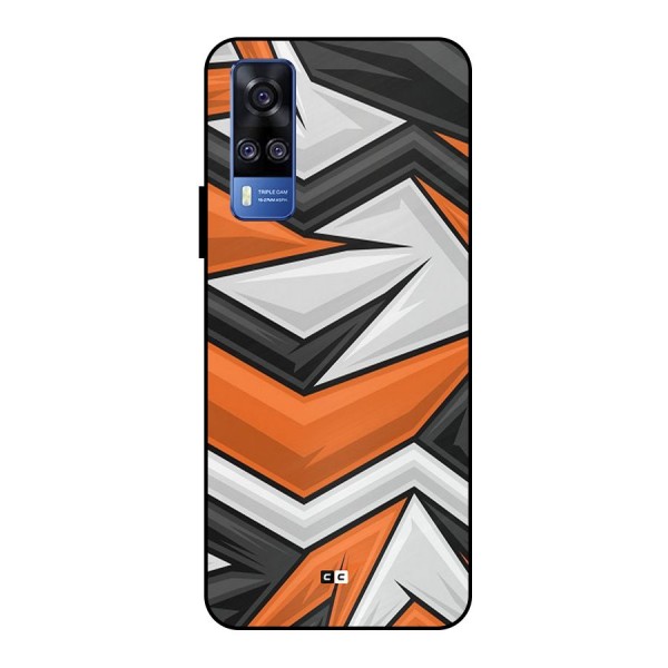 Abstract Comic Metal Back Case for Vivo Y51